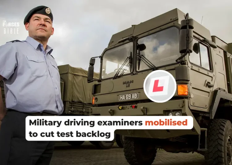 Military examiners to help cut UK driving test backlog Military examiners to help cut UK driving test backlog