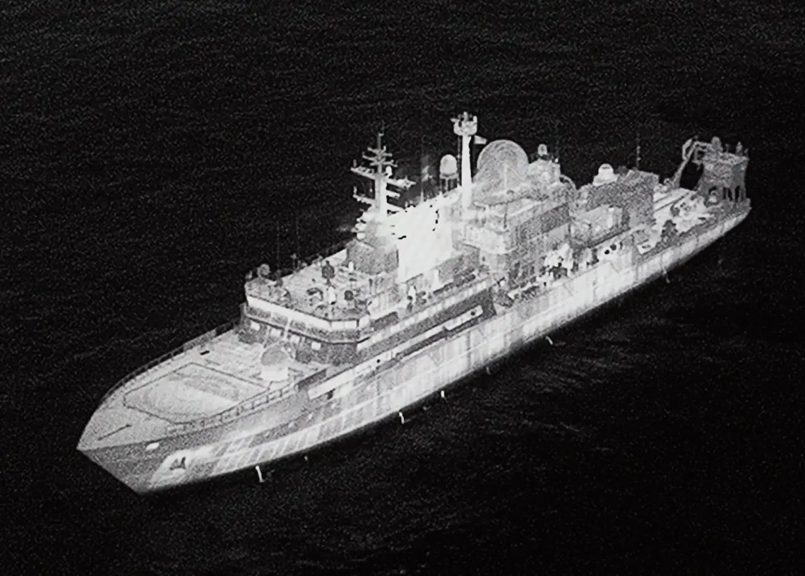 ‘We See You’: Russian Spy Ship Targets RAF Pilots with Lasers as UK Ramps Up Military Production ‘We See You’: Russian Spy Ship Targets RAF Pilots with Lasers as UK Ramps Up Military Production